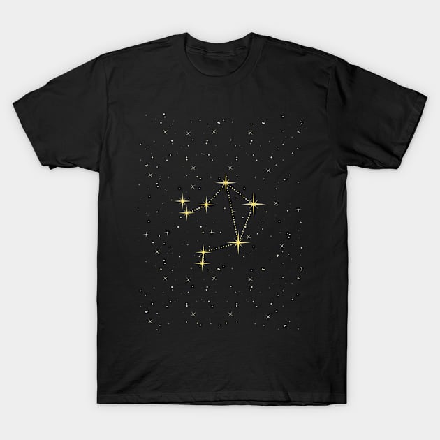 Libra Star Constellation T-Shirt by winvaleriearts